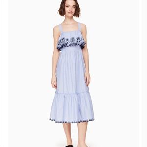 KATE SPADE Daisy Embroidered Patio Dress
